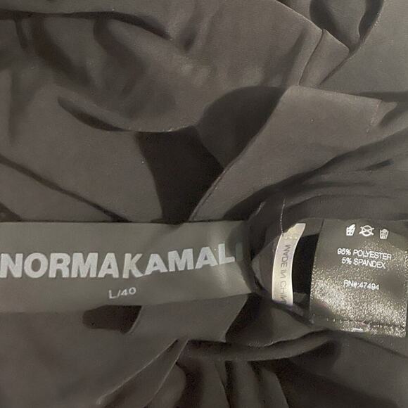 NWT Norma Kamali Long Sleeve Aztec Catsuit in Black Size Large - Picture 8 of 9